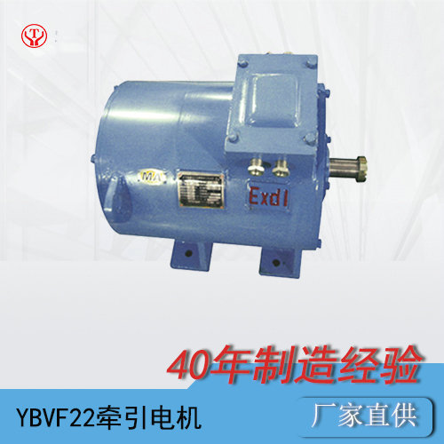 矿用电机车YBVF-22BP变频牵引电机